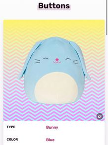 Squishmallow - Buttons the Bunny