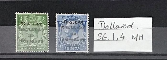 Ireland 1922 Dollard Sg1, 4 MH