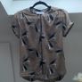 Kelly & Grace Feather Print Blouse Image 2