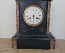 Victorian slate & marble clock