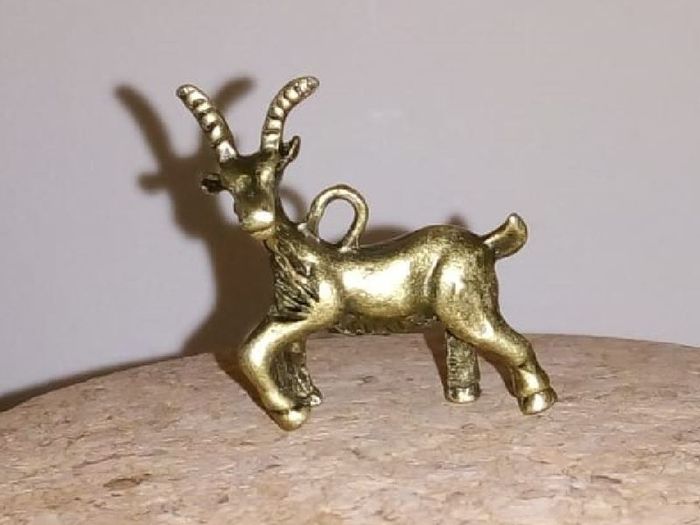 Metal Goat Figure