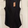ladies black top Image 3