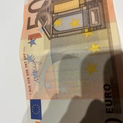 50 euro original banknotes 2002 first issue banknotes used circulate for collection