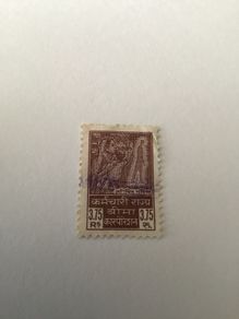 Rare stamp from India