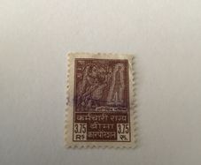 Rare stamp from India