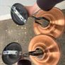 Retro Style Copper Light Fittings x 4 Image 7