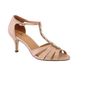 Barino Rose Gold T-Bar Sandals Image 2