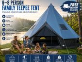 Family Tent  Teepee tent 6 to 8 men tent