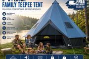 Family Tent  Teepee tent 6 to 8 men tent