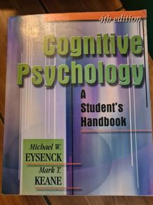 Cognitive Psychology: A Student's Handbook