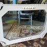 Antique vintage oak mirror Image 2