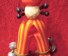 Vintage Battat Baby Rattle toy  ( A is for Ant )