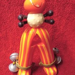 Vintage Battat Baby Rattle toy  ( A is for Ant )