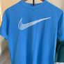 Boys Blue Short Sleeve Nike DRI Fit T-Shirt Image 6