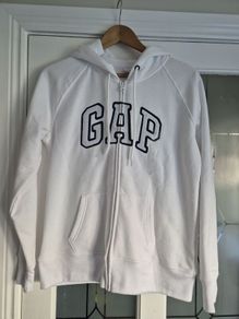 NEW white Gap hoodie size L