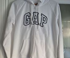NEW white Gap hoodie size L