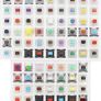 Mechanical Keyboard 130-Piece Switch Tester with acrylic base and blank keycaps. Image 2