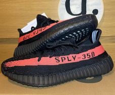 2023 Adidas Yeezy Boost 350 V2 Core Black / Red UK9.5 (fits UK9)