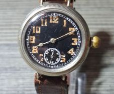 Vintage World War I - era military trench watch - 1916 -1918