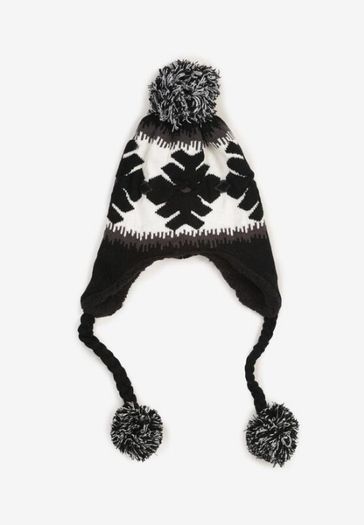 Funky Winter Hat with Braids - nice gift + other lovely hats & headbands available