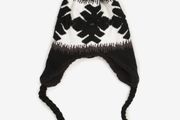 Lovely Knit Hat (with Fluffy Pompoms) + matching gloves available