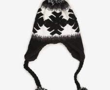 Lovely Knit Hat (with Fluffy Pompoms) + matching gloves available