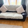 Leather Couch High Quality (Black) Image 2
