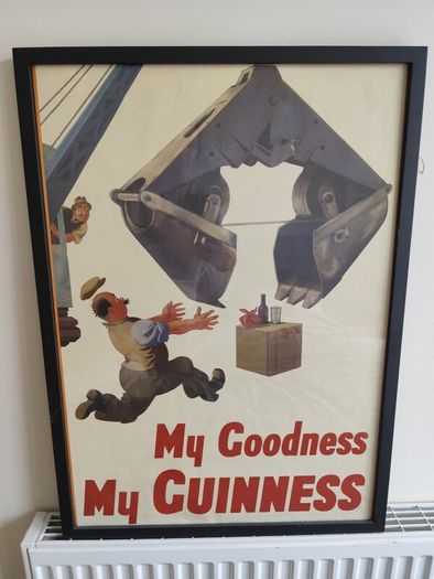 Framed Guinness Collector Ad 60x80cm