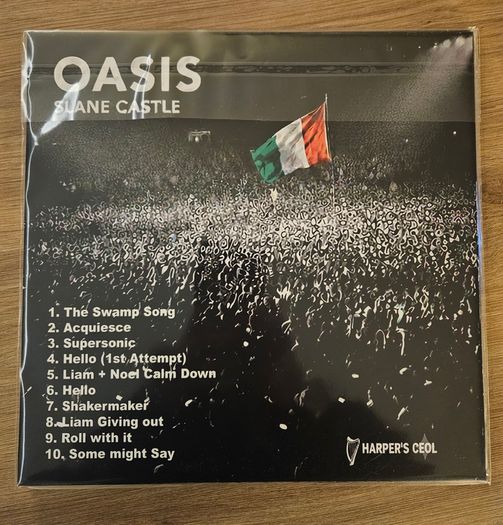 Oasis "Live At Slane 1995" 2x Vinyl Album