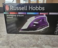 Russell hobbs steam iron, brand new, never used