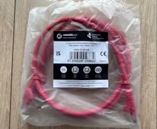 1m CAT6 RJ45 UTP Stranded Flash Moulded Network Cable Red.