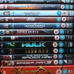 Marvel/ Superhero Dvd Bundle- Avengers Assemble, Spiderman, Thor, Iron Man, Hulk, Guardians of the Galaxy, etc.