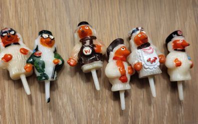 Vintage Womble candle holders
