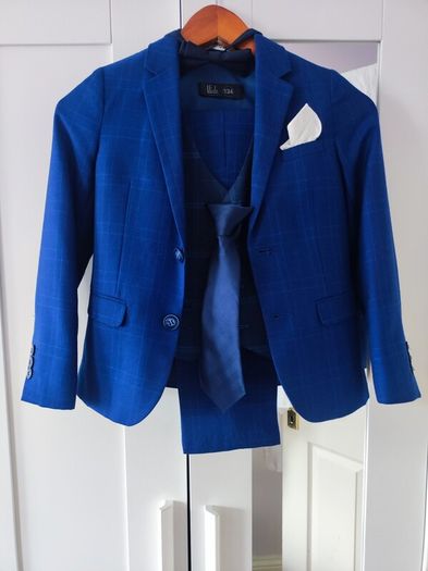 Boy communion suit 4 piece shoes shirt