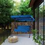 Hollywood Swing Weatherproof 200 kg Load Capacity Roof Non-Slip Feet Garden Patio Image 3