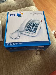 Telephone - BT Big Button 200 Corded Phone