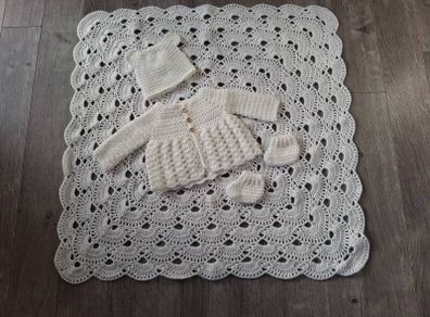 Stunning handmade complete christening set