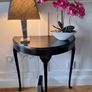 Hall table with lamp and orcid ornament Image 2