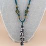Rare 12-Eyed Tibetan Dzi Bead Pendant Necklace Himalayan Agate Amulet Image 3
