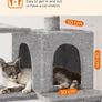 Cat Tree, Cat Condo with Hammock, 143 cm, Light Grey (FREE POSTAGE) Image 2