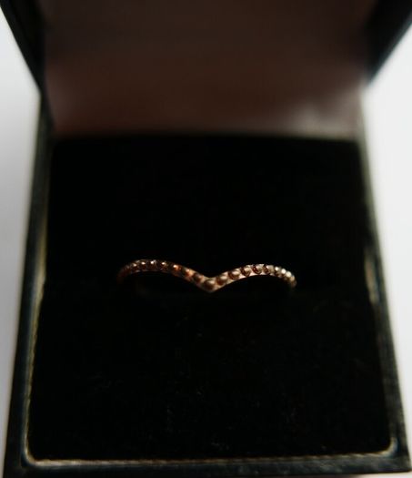 Pandora ALE  14K 585 Rose Gold Plated Metal Ring size L1/2 - 1,5g