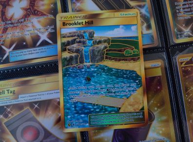 Brooklet Hill ! Secret Rare ! from Hidden Fates Set ! 2019 ! Pokemon Card !