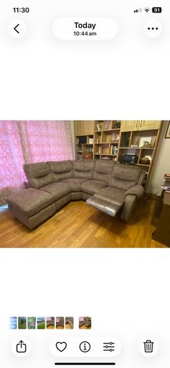 corner sofa, 5 piece modular suite