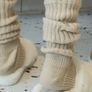 Beige Leg Warmers Image 3