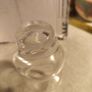 Krosno Poland Heavy Clear Lead Crystal Etched Floral  Bud Vase Image 6