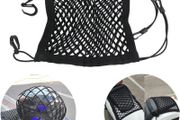 Motorcycle Cargo Net High Elastic Double Layer Motorbike Net for Helmet Storage 10"X11" Bungee Cargo Net with Hooks Luggage Net