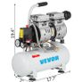BRAND NEW Whisper Compressor Oil Free Air Compressor 9L Heat Dissipation Manometer Silent Image 3