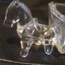 Vintage 1950s Pressed Glass Horses Image 6