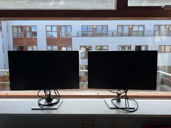 2 Pair Dell monitors
