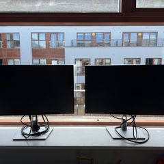 2 Pair Dell monitors
